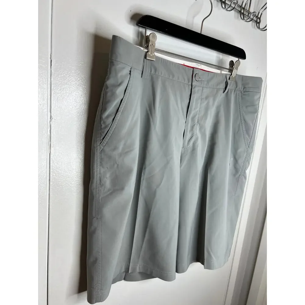 Puma Men's Performance Stretch Golf Sport Shorts Grey ~ Size 38